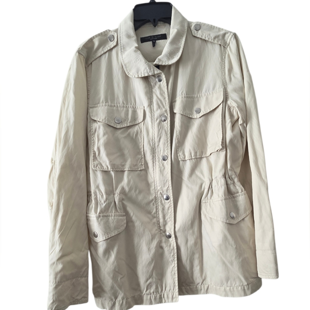Rag & Bone Cream Utility Jacket - Picture 2 of 5